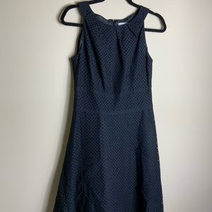 New York & Company Black A-Line Midi Dress